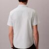 Klassisches Button-Down-Hemd aus Cotton Stretch-Baumwolle