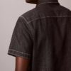 Klassisches Chambray-Hemd mit Knopfleiste