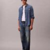 Klassisches Denim-Hemd mit Knopfleiste Klassisches Denim-Hemd mit Knopfleiste