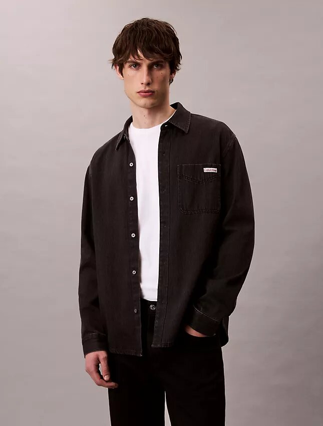 Klassisches Denim-Overshirt Klassisches Denim-Overshirt