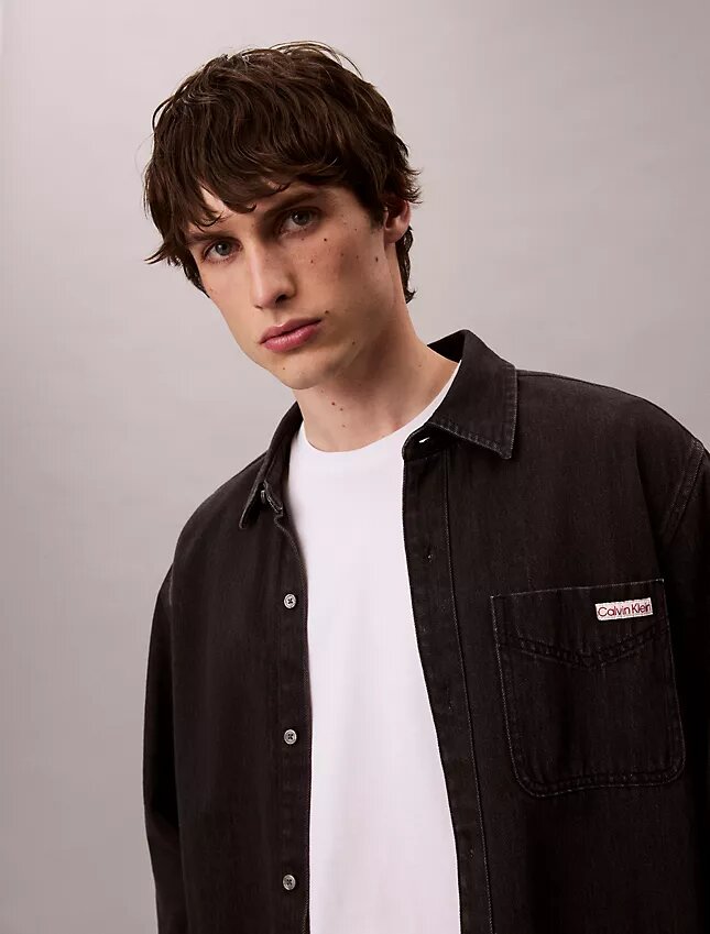 Klassisches Denim-Overshirt Klassisches Denim-Overshirt