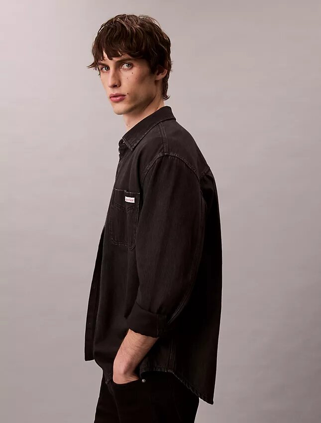 Klassisches Denim-Overshirt Klassisches Denim-Overshirt