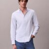 Klassisches Oxford-Hemd aus Cotton Stretch mit Streifen und Button-Down-Kragen Klassisches Oxford-Hemd aus Cotton Stretch mit Streifen und Button-Down-Kragen