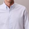 Klassisches Oxford-Hemd aus Cotton Stretch mit Streifen und Button-Down-Kragen Klassisches Oxford-Hemd aus Cotton Stretch mit Streifen und Button-Down-Kragen