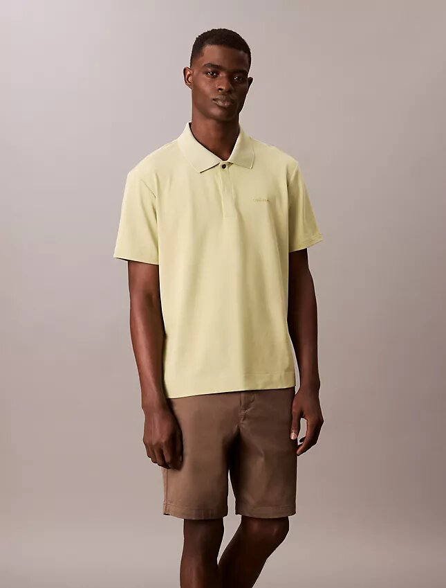 Klassisches Polohemd aus Baumwollmischgewebe Klassisches Polohemd aus Baumwollmischgewebe
