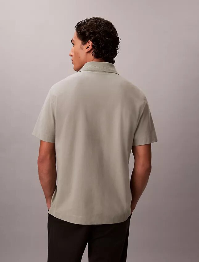 Klassisches Polohemd aus Baumwollmischgewebe Klassisches Polohemd aus Baumwollmischgewebe