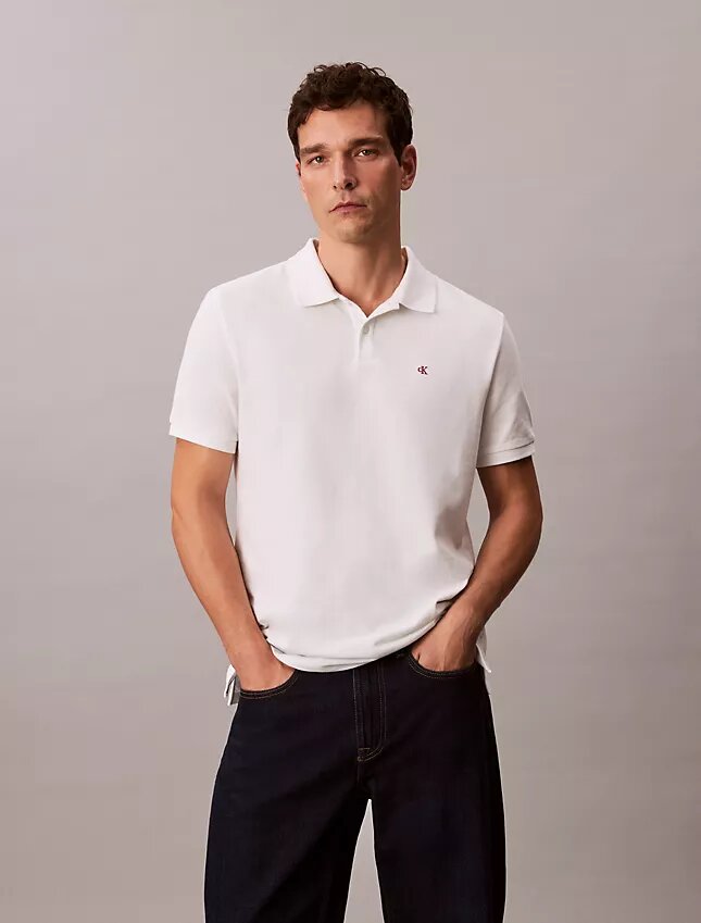 Klassisches Polohemd aus Baumwollpiqué Klassisches Polohemd aus Baumwollpiqué