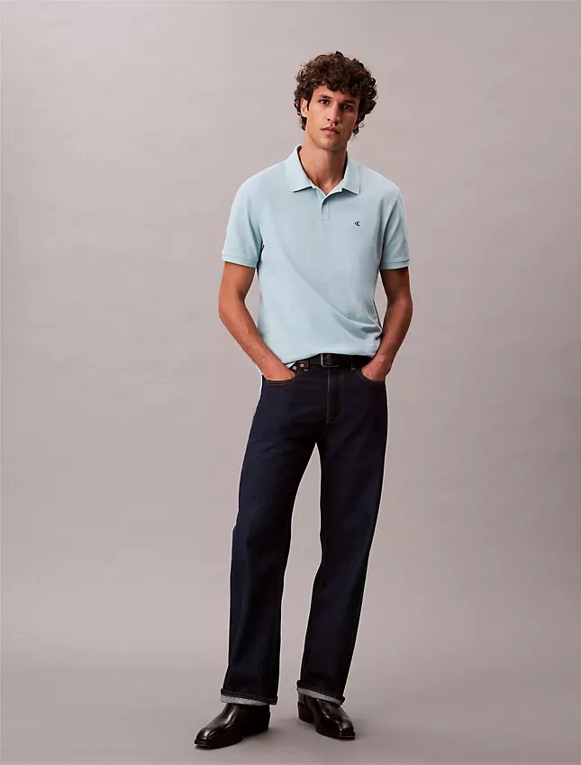 Klassisches Polohemd aus Baumwollpiqué Klassisches Polohemd aus Baumwollpiqué