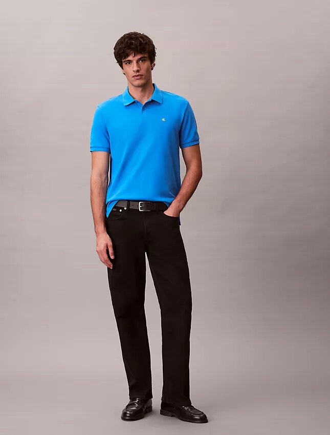 Klassisches Polohemd aus Baumwollpiqué Klassisches Polohemd aus Baumwollpiqué