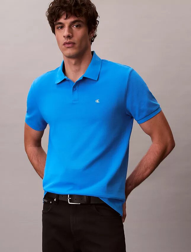 Klassisches Polohemd aus Baumwollpiqué Klassisches Polohemd aus Baumwollpiqué