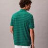Klassisches Polohemd aus gestreiftem Baumwollpiqué Klassisches Polohemd aus gestreiftem Baumwollpiqué
