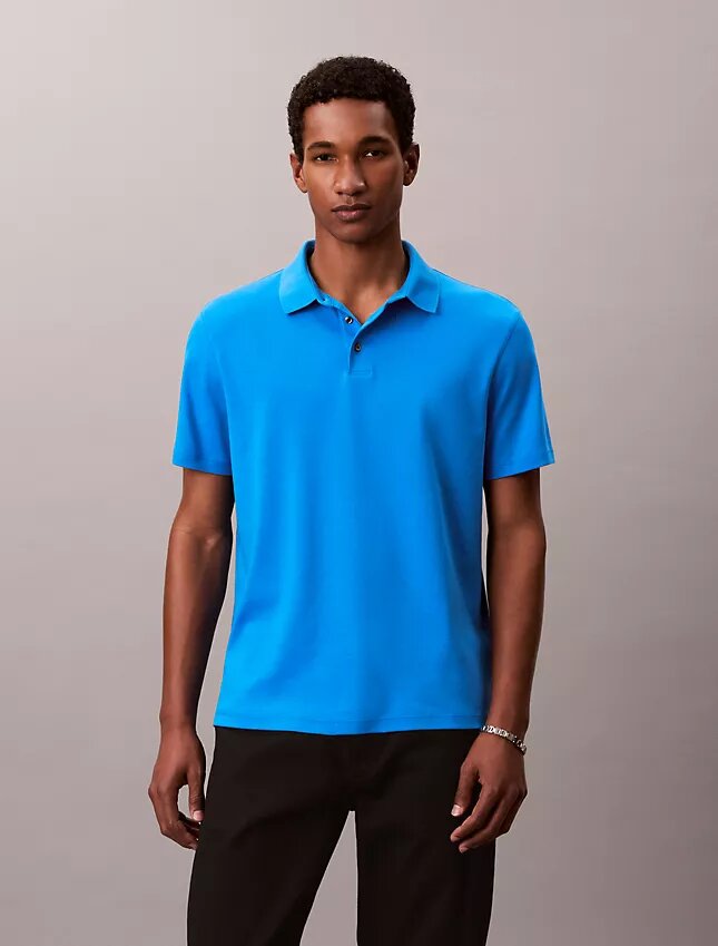 Klassisches Polohemd aus Supima-Baumwolle Klassisches Polohemd aus Supima-Baumwolle