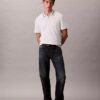 Klassisches Polohemd mit Monogram und Piqué-Einsätzen Klassisches Polohemd mit Monogram und Piqué-Einsätzen
