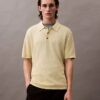 Klassisches Sweater-Poloshirt aus Leinenmischung Klassisches Sweater-Poloshirt aus Leinenmischung