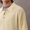 Klassisches Sweater-Poloshirt aus Leinenmischung Klassisches Sweater-Poloshirt aus Leinenmischung