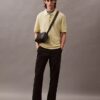 Klassisches Sweater-Poloshirt aus Leinenmischung Klassisches Sweater-Poloshirt aus Leinenmischung