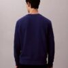 Klassisches Sweatshirt mit Fleece-Streifen
