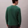 Klassisches Sweatshirt mit Fleece-Streifen