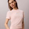 Klassisches T-Shirt mit auffälligem Logo-Aufdruck Klassisches T-Shirt mit auffälligem Logo-Aufdruck