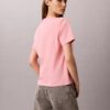 Klassisches T-Shirt mit Blumengrafik Klassisches T-Shirt mit Blumengrafik