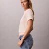 Klassisches T-Shirt mit Blumenprint Klassisches T-Shirt mit Blumenprint