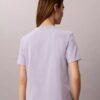 Klassisches T-Shirt mit Calvin-Schriftzug Klassisches T-Shirt mit Calvin-Schriftzug