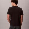 Klassisches T-Shirt mit doppeltem Monogram-Print Klassisches T-Shirt mit doppeltem Monogram-Print