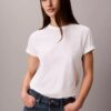 Klassisches T-Shirt mit durchgängigem, verblasstem Monogram Klassisches T-Shirt mit durchgängigem, verblasstem Monogram