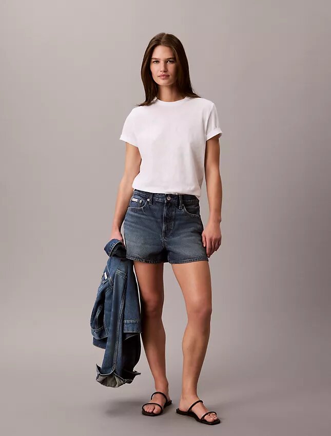 Klassisches T-Shirt mit durchgängigem, verblasstem Monogram Klassisches T-Shirt mit durchgängigem, verblasstem Monogram