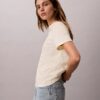 Klassisches T-Shirt mit durchgängigem, verblasstem Monogram Klassisches T-Shirt mit durchgängigem, verblasstem Monogram