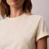 Klassisches T-Shirt mit durchgängigem, verblasstem Monogram Klassisches T-Shirt mit durchgängigem, verblasstem Monogram