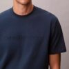 Klassisches T-Shirt mit geprägtem Logo Klassisches T-Shirt mit geprägtem Logo