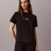 Klassisches T-Shirt mit Herz-Logo Klassisches T-Shirt mit Herz-Logo