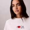 Klassisches T-Shirt mit Herz-Logo Klassisches T-Shirt mit Herz-Logo