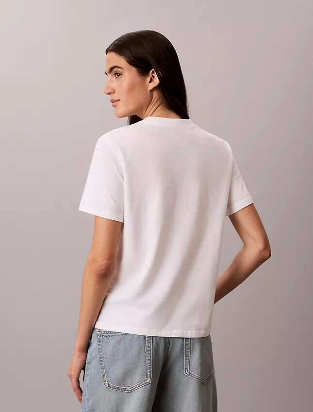 Klassisches T-Shirt mit Herz-Logo Klassisches T-Shirt mit Herz-Logo