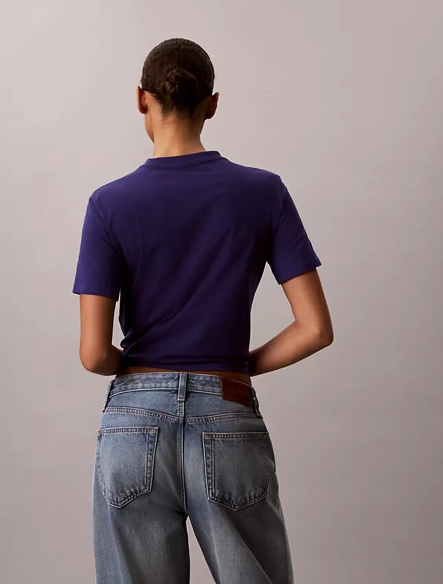 Klassisches T-Shirt mit Herz-Logo Klassisches T-Shirt mit Herz-Logo