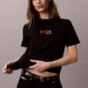 Klassisches T-Shirt mit Herz-Logo Klassisches T-Shirt mit Herz-Logo