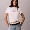 Klassisches T-Shirt mit Herz-Logo Klassisches T-Shirt mit Herz-Logo