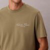 Klassisches T-Shirt mit kleinem Schriftzug-Logo Klassisches T-Shirt mit kleinem Schriftzug-Logo