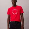 Klassisches T-Shirt mit kreisförmigem Logo Klassisches T-Shirt mit kreisförmigem Logo