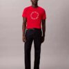Klassisches T-Shirt mit kreisförmigem Logo Klassisches T-Shirt mit kreisförmigem Logo