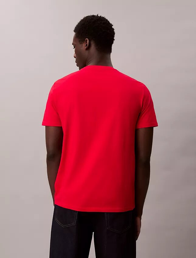 Klassisches T-Shirt mit kreisförmigem Logo Klassisches T-Shirt mit kreisförmigem Logo
