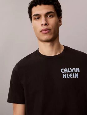 Klassisches T-Shirt mit Retro-Logo-Grafik
