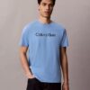 Klassisches T-Shirt mit Standard-Logo-Grafik Klassisches T-Shirt mit Standard-Logo-Grafik