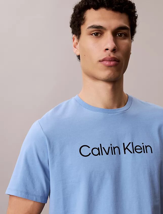 Klassisches T-Shirt mit Standard-Logo-Grafik Klassisches T-Shirt mit Standard-Logo-Grafik