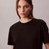 Klassisches T-Shirt mit Supima-Baumwoll-Emblem-Logo Klassisches T-Shirt mit Supima-Baumwoll-Emblem-Logo