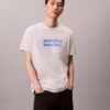 Klassisches T-Shirt mit verblasstem Logo Klassisches T-Shirt mit verblasstem Logo