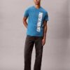 Klassisches T-Shirt mit vertikalem Logo Klassisches T-Shirt mit vertikalem Logo