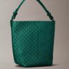 Kleine Beuteltasche mit durchgehendem Emblem-Logo und Beutel