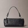 Kleine, lässige, wandelbare Ledertasche